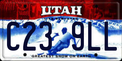 UT license plate C239LL