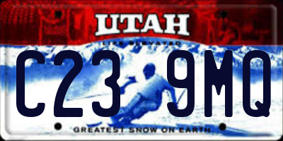 UT license plate C239MQ