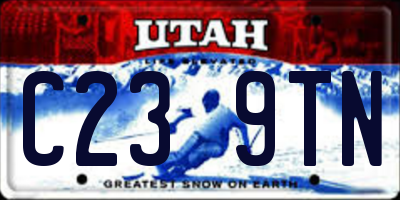 UT license plate C239TN