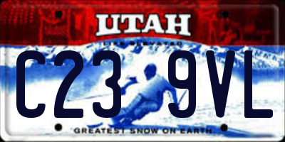 UT license plate C239VL
