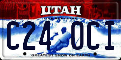 UT license plate C240CI