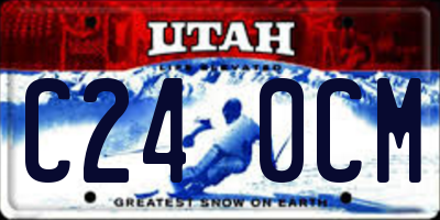 UT license plate C240CM
