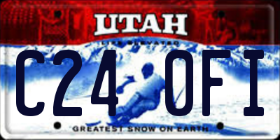 UT license plate C240FI