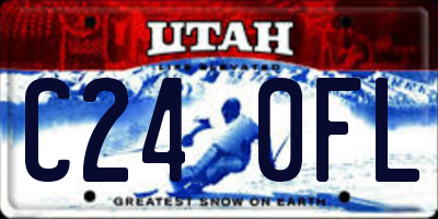 UT license plate C240FL