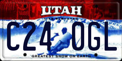 UT license plate C240GL
