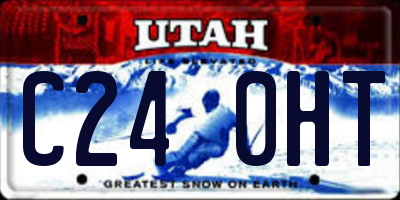 UT license plate C240HT