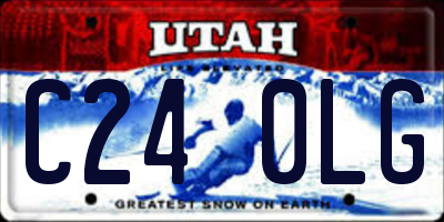 UT license plate C240LG