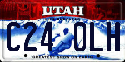 UT license plate C240LH