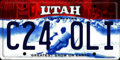 UT license plate C240LI