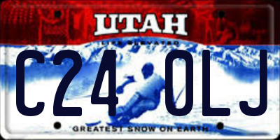 UT license plate C240LJ