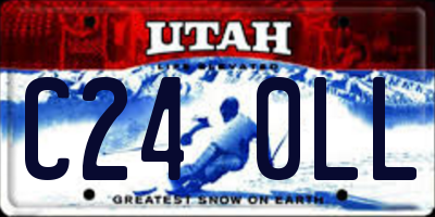 UT license plate C240LL