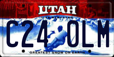 UT license plate C240LM