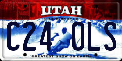 UT license plate C240LS