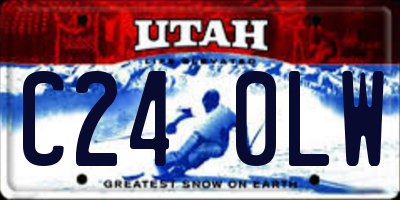UT license plate C240LW