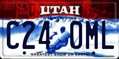 UT license plate C240ML