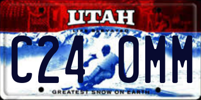 UT license plate C240MM