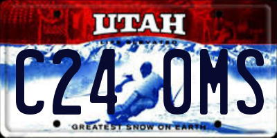 UT license plate C240MS