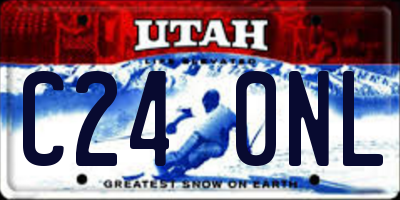 UT license plate C240NL
