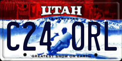 UT license plate C240RL