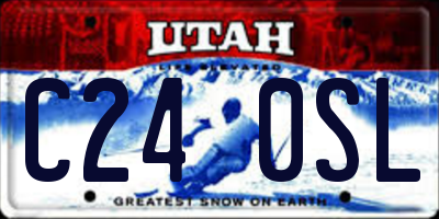 UT license plate C240SL