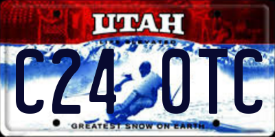UT license plate C240TC