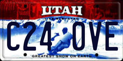 UT license plate C240VE