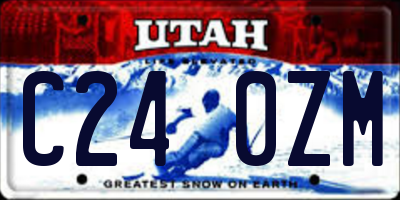 UT license plate C240ZM