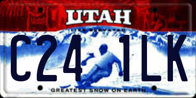 UT license plate C241LK