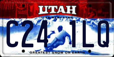 UT license plate C241LQ