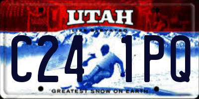 UT license plate C241PQ
