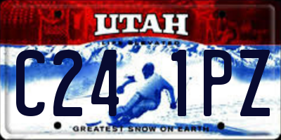 UT license plate C241PZ