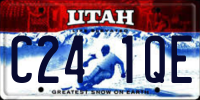 UT license plate C241QE