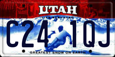 UT license plate C241QJ