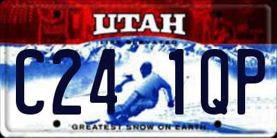 UT license plate C241QP