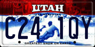 UT license plate C241QY