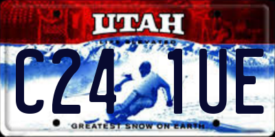UT license plate C241UE
