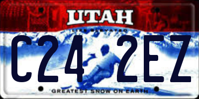 UT license plate C242EZ