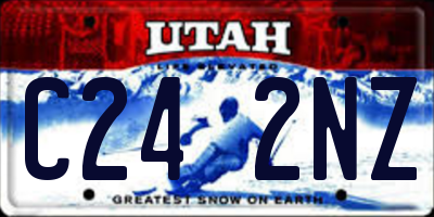 UT license plate C242NZ
