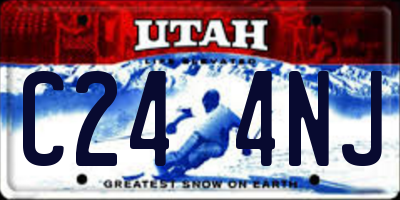 UT license plate C244NJ