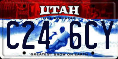 UT license plate C246CY