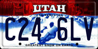 UT license plate C246LV