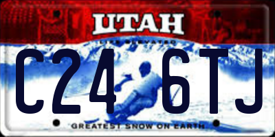 UT license plate C246TJ