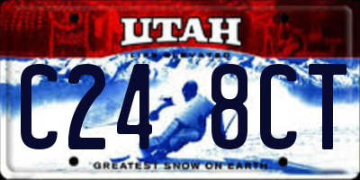 UT license plate C248CT