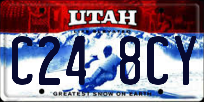 UT license plate C248CY