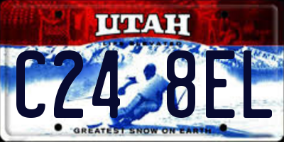 UT license plate C248EL