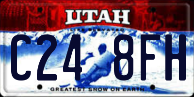 UT license plate C248FH