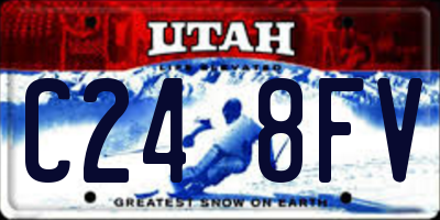 UT license plate C248FV