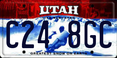 UT license plate C248GC