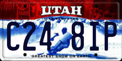UT license plate C248IP