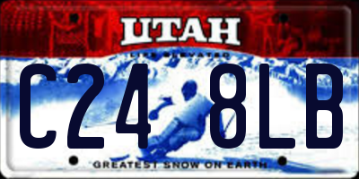 UT license plate C248LB